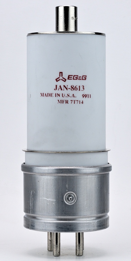 EG&G JAN-8613 Metal-Ceramic Hydrogen Pulse Thyratron