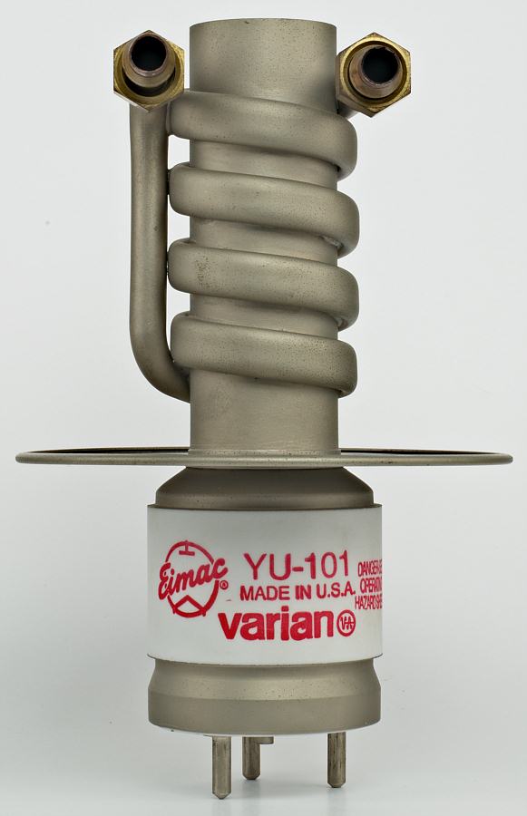 Eimac/Varian YU-101 Water cooled ceramic/metal power triode