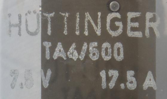 HTTINGER TA4/500 500W Triode