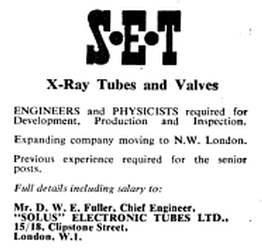 S.E.T. TV.801 Triode