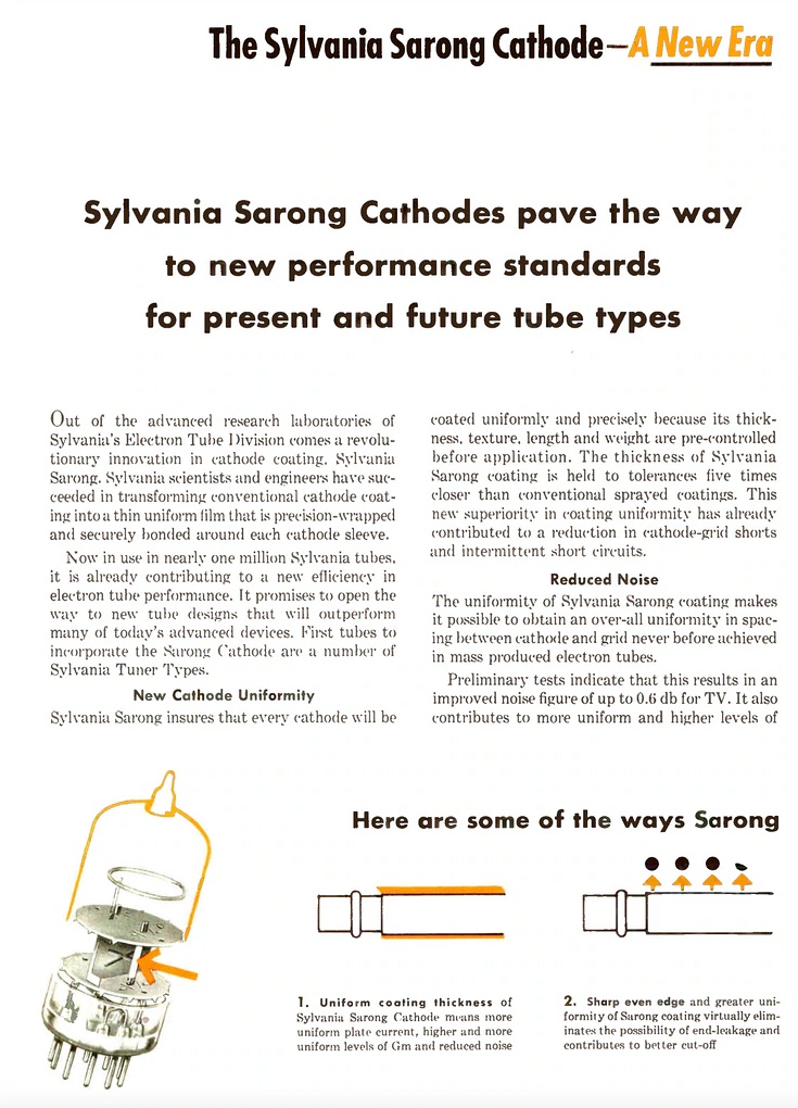 Sylvania Sarong Cathode
