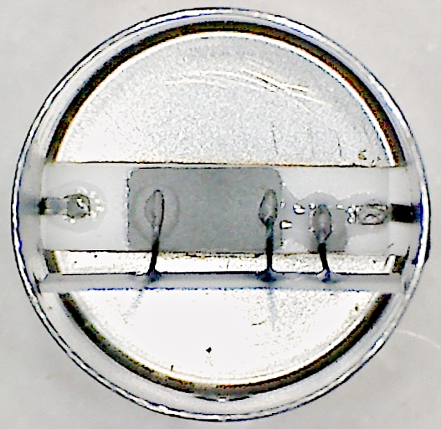 Sylvania Experimental tube, Ribbon on cathode assy, coated