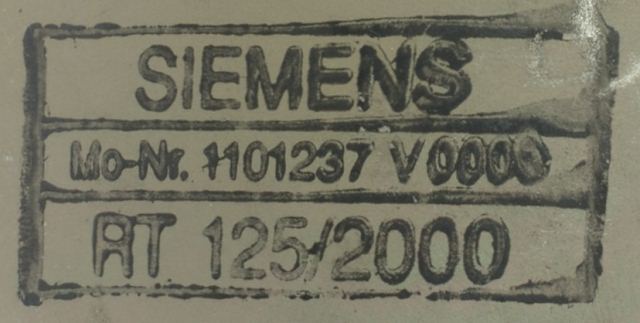 Siemens RT125/2000 250kW Triode