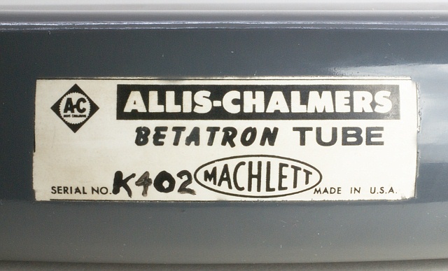 Allis-Chalmers Betatron Tube X2-82G MACHLETT