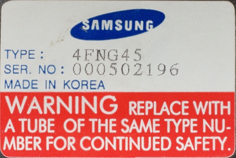 Samsung 4FNG45 Flat Display CRT
