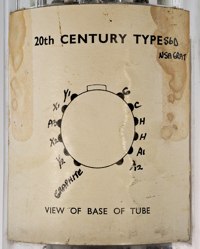 20th CENTURY ELECTRONICS LTD. S6D GRAT NSA Cathode Ray Tube