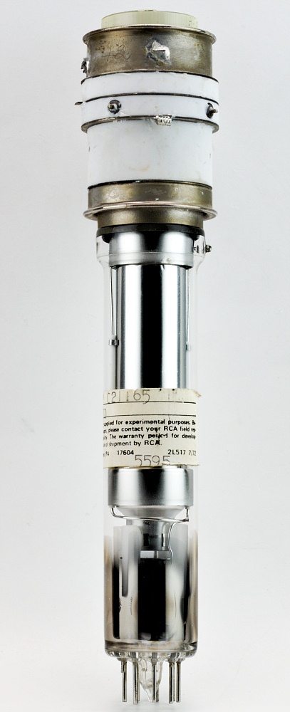 RCA Developmental Type SP C21165 Silicon-Intensifier Target (SIT) Camera Tube