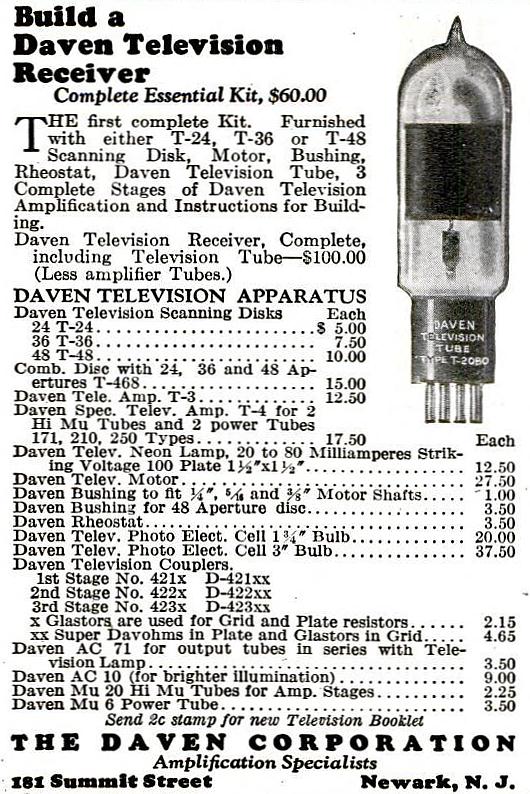 Daven Television Receiver