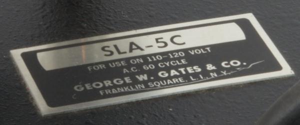 George W. Gates & Co. SLA-5C