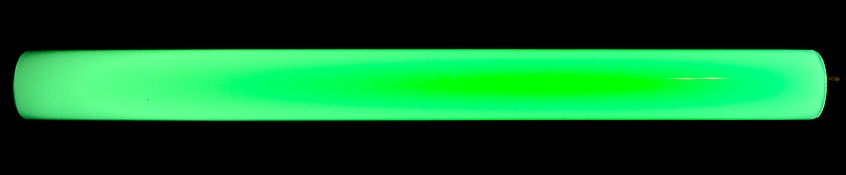 TUNGSRAM 15W T12 Green Fluorescent Lamp, Laboratory Sample