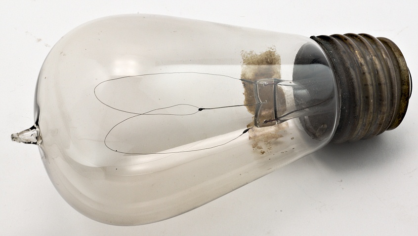 Carbon filament incandescent lamp Type PLAN