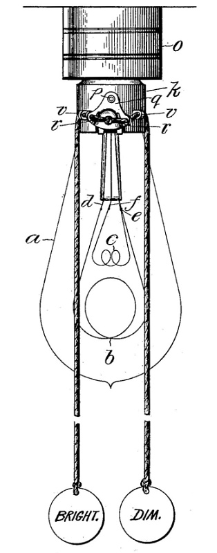 Switch for Double Filament Electric Lamps