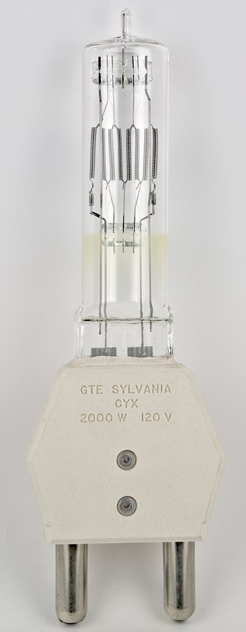 GTE SYLVANIA CYX 120 V 2000 W Halogen Studio Lamp