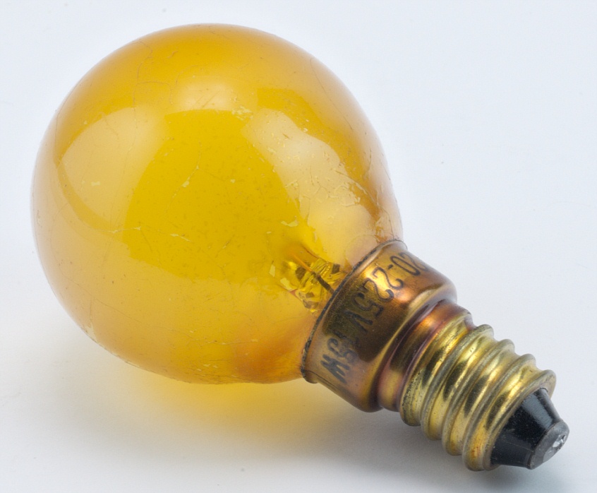 Philips 220-225V 15W Orange Incandescent Light Bulb
