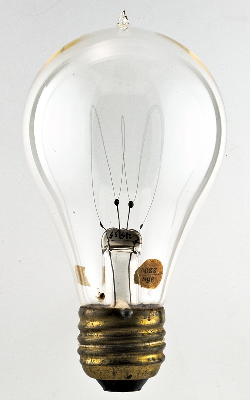 The Fostoria MAZDA 35W 220V Carbon Filament Lamp