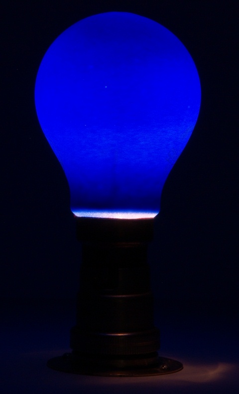 SIEMENS Blue Black-out lamp 230V 15W