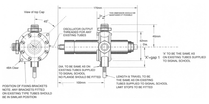 CV35 S-Band Reflex Klystron