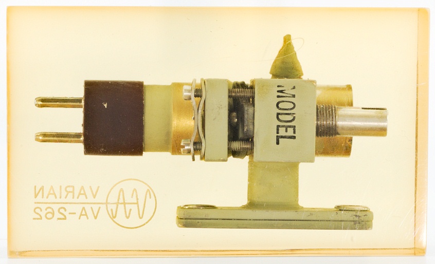 Cutaway of a Varian VA-262 Klystron Tube