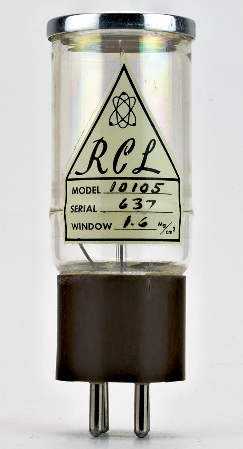 RCL Model 10105 End Window Geiger-Müller Tube
