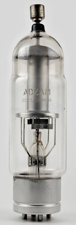 ADZAM DCG5/5000GB Single anode mercury vapor rectifier
