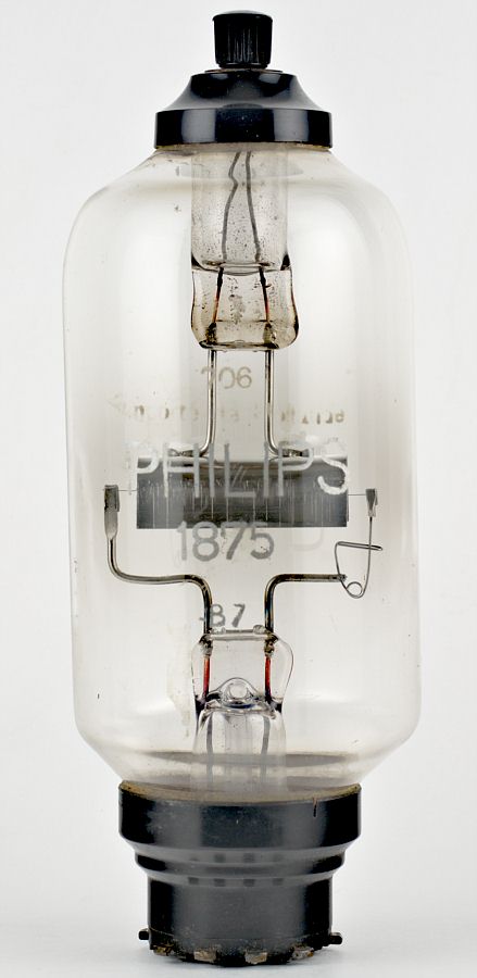 PHILIPS 1875 High Vacuum Half Wave Rectifier for High Voltage