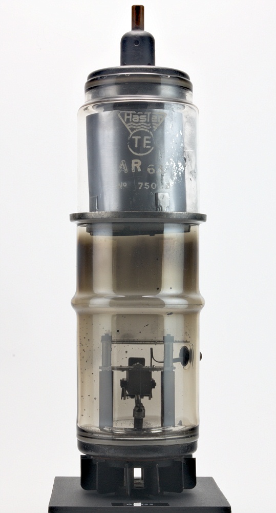 HASLER Quecksilberdampf-Gleichrichterrhre AR63 (Excitron)