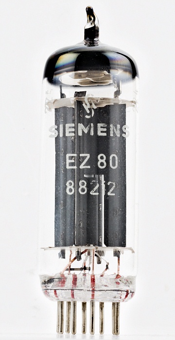 SIEMENS EZ80 High-vacuum Full-Wave Rectifier