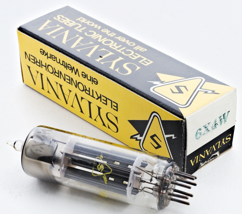SYLVANIA 6X4W Miniature Double Diode