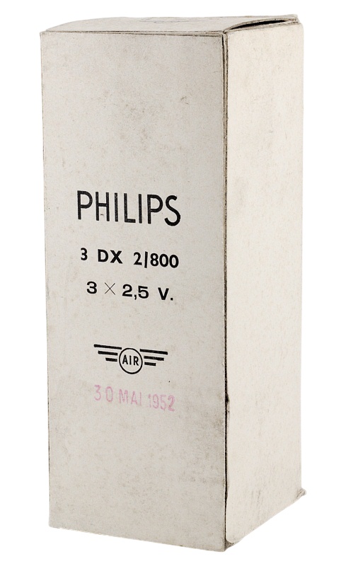 Philips 3DX2/800 Gas-filled 3-phase Rectifier