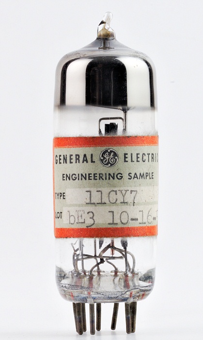GE 11CY7 Miniature Double Triode, Engineering Sample