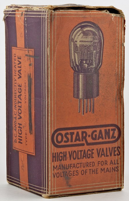 OSTAR-GANZ High Voltage Triode W310