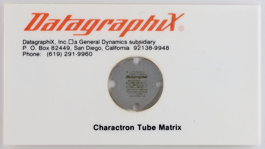 DatagraphiX Charactron Tube Matrix
