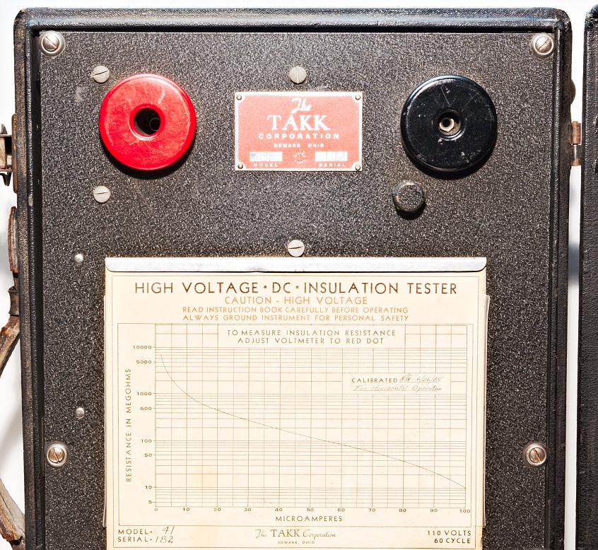 TAKK Model 41 High Voltage D-C Insulation Tester