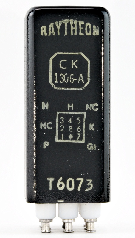 Raytheon CK1306-A Low Microphonic Triode