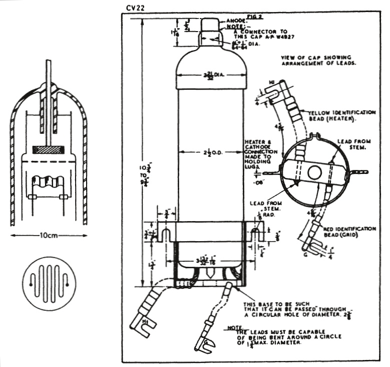 CV22 Mercury Vapour Thyratron