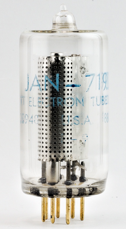 ITT Electron Tube Div. JAN-7190 Miniature Hydrogen Thyratron