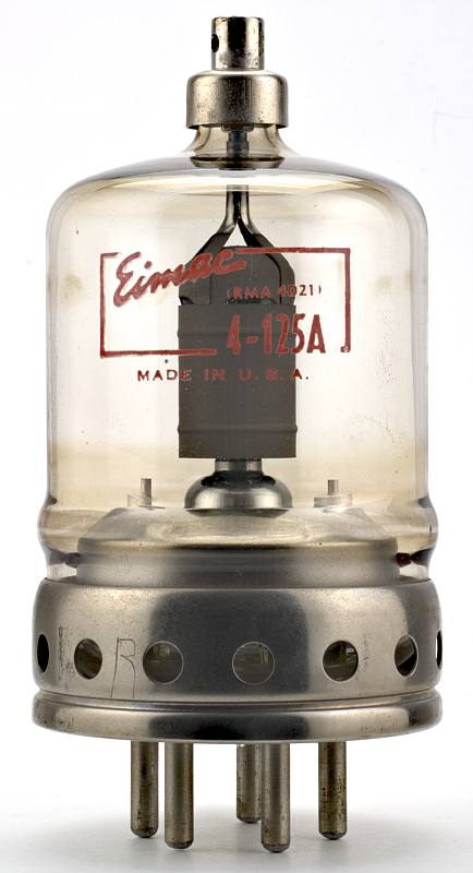 Eimac 4-125A Radial-Beam Power Tetrode