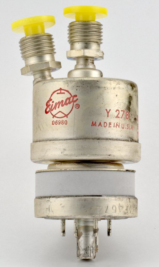 EIMAC Y278 Water Cooled Radial Beam Power Tetrode