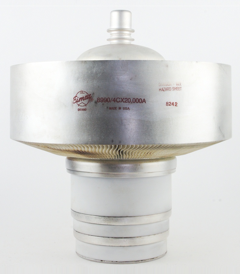 EIMAC 8990 / 4CX20,000A VHF Radial Beam Power Tetrode