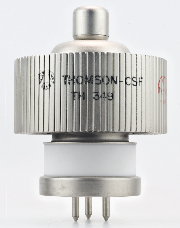 THOMSON-CSF TH349 1 kW Ceramic/Metal Power Tetrode