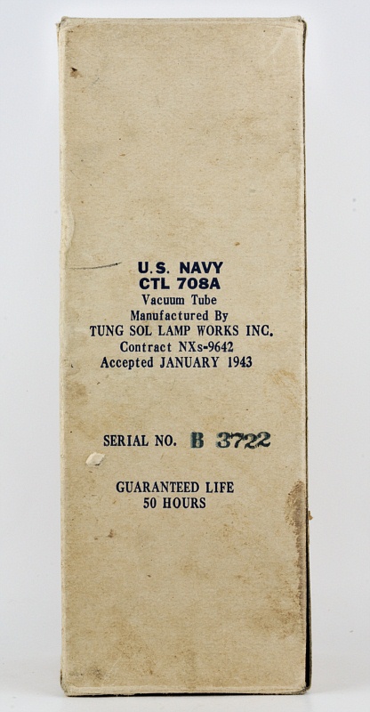 Tung-Sol 708A SHF Receiving Triode