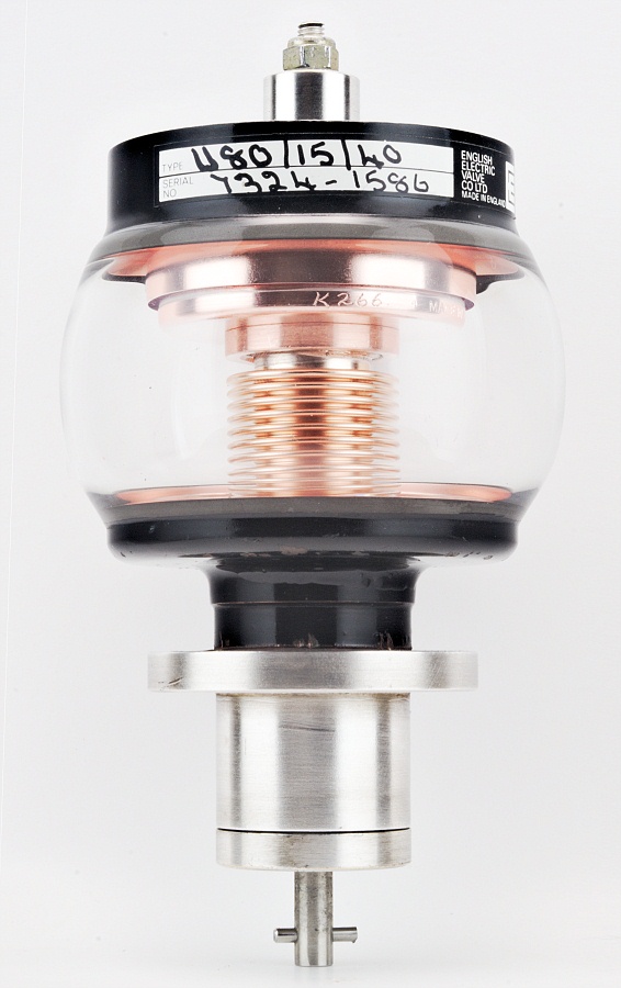 EEV High Vacuum Variable Capacitor Type U80/15/40