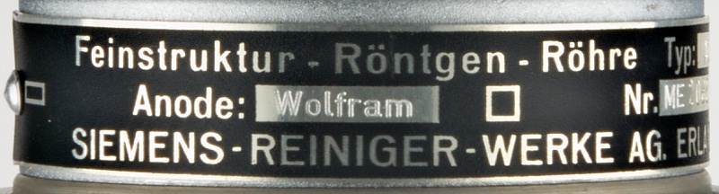 Siemens Reiniger-Werke Feinstruktur Röntgen-Röhre AGW3ö
